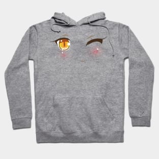 Anime eyes wink Hoodie